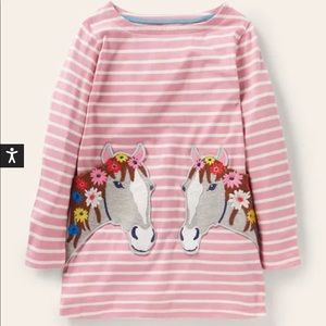 NWOT Mini Boden Appliqué Pocket Tunic